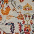 thumbnail image 4 of Luxee Designs Alexandria Bordered Pattern 3x11 Runner Rug for Entryway Indoor Boho Rugs - Ivory, 4 of 9