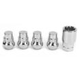 4PCS Car Wheel Nut Locks M12x1.5MM 32MM Height Steel Universal