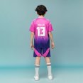 thumbnail image 4 of Fshinging Children Clothes Set Summer Sweat Absorption T Shirt Shorts 2 Pcs Quick Drying Sports Suit Garçon Vêtements, 4 of 5