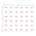 thumbnail image 2 of Beistle Ribbon Scene Setter-1 Pc 54757 Hope Insta-Mural, 5' x 6' Pink, Cerise/White, 2 of 3
