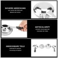 thumbnail image 3 of Fondue Burner Stainless Steel Portable Windproof Alcohol, 3 of 5