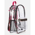 thumbnail image 3 of Wonder Nation Kids' Clear 17" Adaptive Backpack, Love Leopard, 3 of 5