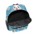 thumbnail image 6 of FORMRS School Backpack with Front Zippered Pocket 12" Student Travel Daypack, Easter Bunny Pattern, 6 of 6