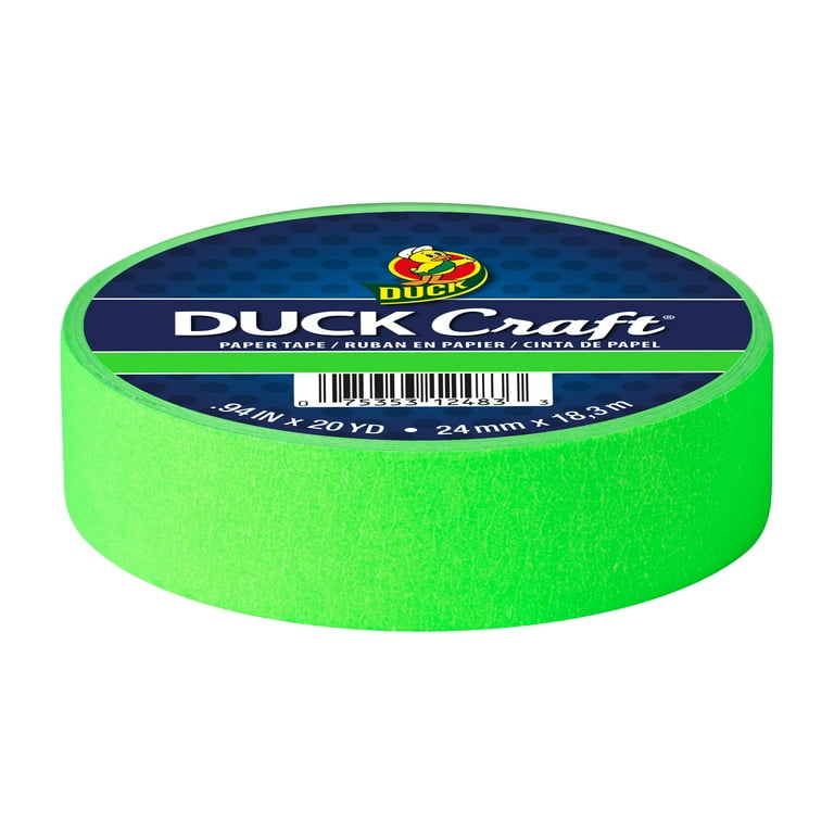 Waterproof Tape Single Roll 1/4 Inch Wide (Green)