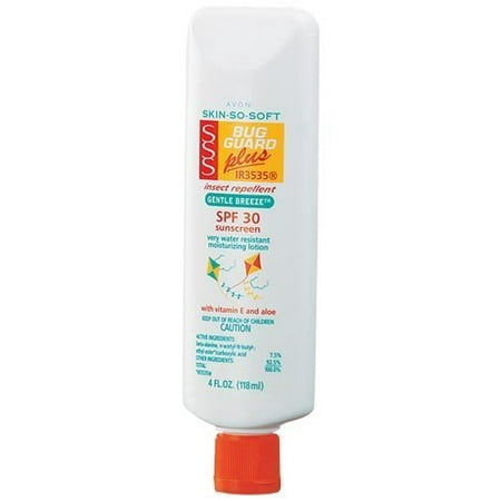- LOT OF 3 AVON Skin-So-Soft Bug Guard Plus IR3535 SPF 30 Insect Repellent Lotions 4 fl oz