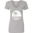 thumbnail image 3 of Inktastic San Diego California Beach Women's V-Neck T-Shirt, 3 of 5