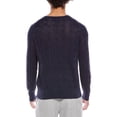 thumbnail image 2 of Brooks Brothers mens  Linen Cable Crewneck Sweater, XL, Navy, 2 of 3