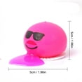 thumbnail image 3 of Squishy Vomiting Egg Squeeze Toy with Modeling Material Squeezing Action, 1-Pack 2.5 Inches, Pink, for Office Desk Relaxation, Sensory Toy, 3 of 6