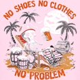 thumbnail image 3 of CafePress - No Shoes No Clothes No Problem Kids T Shirt - Light Classic Kids Graphic, Short Sleeve T-Shirt, Sizes XS-XL, 3 of 4
