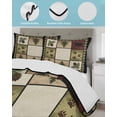 thumbnail image 3 of Full Size Quilt Bedding Set, Cabin Buffalo Plaid Reversible Summer Quilt 3 Pieces, Forest Bear Splicing Lightweight Bedspreads Coverlets with 2 Pillow Shams for All Seasons, 3 of 5