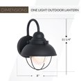 thumbnail image 3 of Generation Lighting 8870-12, Sebring Outdoor Wall Lamp, 75 Watts, Black, 3 of 5