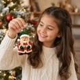thumbnail image 7 of Cute Santa Claus Acrylic Christmas Ornaments Decorations, Xmas Hanging Tree Pendants, Seasonal Indoor Outdoor Decor for Christmas Tree Mantel Window Wall, 7 of 7