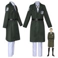 thumbnail image 1 of Attack on Titan Scout Regiment Cosplay Costume Uniform Top Pants Accessories Men, 1 of 5