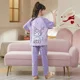 thumbnail image 4 of Pijama De Algodón Puro Para Niños De Verano Para Niña, 4 of 7