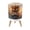 Color 2, variant on Small Trash Can with Lid Bear Forest Sunset Silhouette Double Exposure Art 1.8 Gallon Dog Proof Trash Can Round Garbage Can Waste Bin Wastebasket for Bathroom Bedroom Living Room