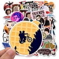thumbnail image 2 of Stranger Things pegatina 100 PCS, vinilo impermeable pegatina para ordenador portátil coche motocicleta bicicleta equipaje calcomanía parches pegatina para monopatín pegatinas DIY, 2 of 5