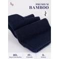 thumbnail image 5 of Hugh Ugoli Diabetic Socks for Men, Soft Loose Ankle Rayon Socks, Extra-Wide, Thin, Seamless Toe and Non-Binding Top, Black/Navy Blue, Shoe Size: 8-11, 8 Pairs, 5 of 8