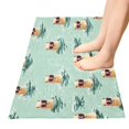 thumbnail image 5 of Haosy Otter with Sunglasses Swimming Bathroom Rugs Non Slip Absorbent Soft Plush Quick Dry Bath Mat, 39"x20", 5 of 8
