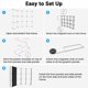 thumbnail image 3 of InstaHibit 10x8 Ft Pop Up Backdrop Booth Stand w/ Podium Table Counter Black, 3 of 9