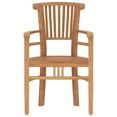 thumbnail image 3 of vidaXL 7 Piece Garden Dining Set Solid Wood Teak, 3 of 5