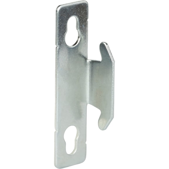 Kenney Curtain Rod Bracket - Single Wall Mount, Metal, Gray - 3 Pack