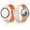 Off-White & Orange, variant on AirTag Wristband for Kids, IPX8 Waterproof Silicone Strap with Magnetic Clasp, Adjustable Hidden Holder Compatible with Apple AirTag Tracker for Child Teen Swimming