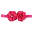 thumbnail image 2 of Lilgiuy Baby Girls Flower Headbands Cute Solid Soft Elastic Hair Band Hair Accessories Gift for Kids, 2 of 4