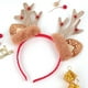 thumbnail image 1 of Diadema navideña CHAO para niños con astas montadas en ladrillos y hebilla de peluche, 1 of 5