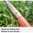 thumbnail image 4 of Rastrillo de rastrojo Rastrillos de mano de metal para jardinería, deshierbe - Rastrillo de púas de metal resistente, cultivo de rastrojo, deshierbe, rastrillo de área, roca, grava, cultivador, 4 of 4