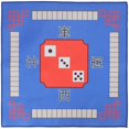 thumbnail image 1 of Bamboohart Polyester Mahjong Game Mat with Antislip Bottom for Table Use Blue 47.2x23.6 Inches, 1 of 10