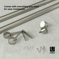 thumbnail image 6 of Umbra Cappa Expandable Single Curtain Rod 66-120", 6 of 10
