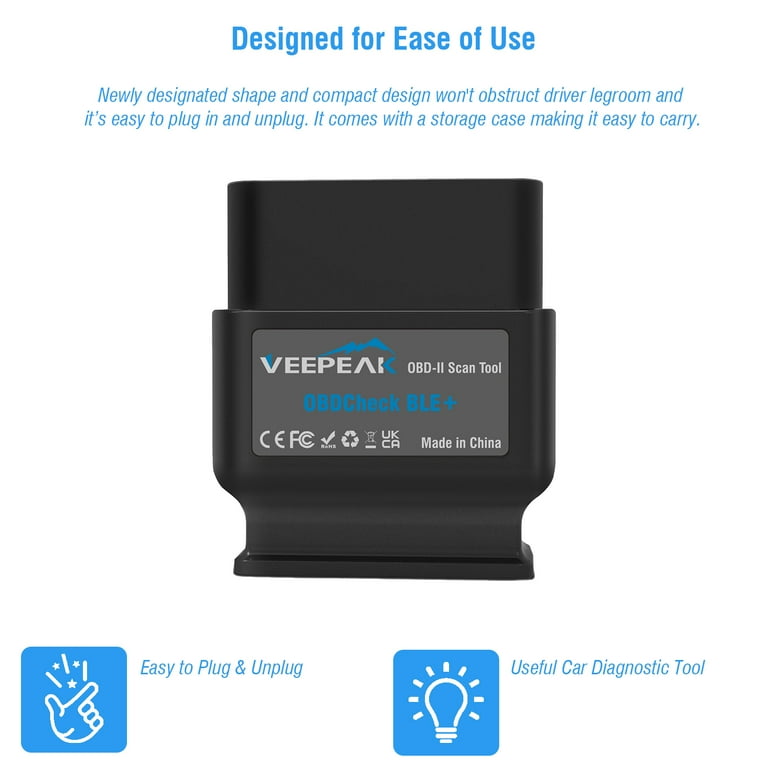 Veepeak OBDCheck BLE+ Bluetooth ビマーコード推奨 Veepeak OBDCheck BLE+ Bluetooth 4.0– JUNOS TRADING store