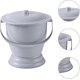 thumbnail image 3 of 2025 Chamber Pot,Night Urinal, Toilet, Bedpan Spittoon with Lid for Woman Home, Gray, 3 of 5