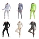 thumbnail image 3 of Jumpingount Conjunto de ropa interior para hombre, ropa de dormir de seda helada para otoño e invierno, ropa de abrigo de Color sólido, camiseta interior conjuntos de ropa Verde/XL Jumpingount AP013755-09, 3 of 6