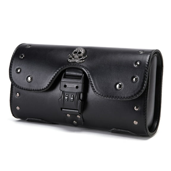 Motorcycle Front Fork Organizers Anti Theft Combination Lock Padded Tool Pouch