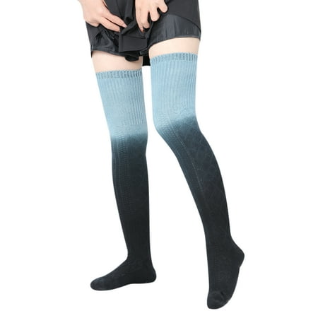 

Kiapeise Women Wool Stockings Casual Long Boot Socks Over Knee Thigh Stocking Leg Warmers