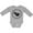 AC-Heather Grey, variant on French Horn Music Boys or Girls Long Sleeve Baby Bodysuit