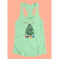 thumbnail image 3 of Colorful Christmas B. Racerback Tank Women -Victoria Barnes Designs, Female Small, 3 of 4