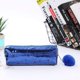 thumbnail image 2 of Estuche cilíndrico para lápices, estuche para lápices para estudiantes, niñas, estuche escolar kawaii, organizador con colgante (azul), 2 of 5