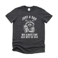thumbnail image 4 of Always Came Back With The Milk Funny Shirt for Dad Just A Dad Tee for Men Dark Gray Heather Shirt Adult X-Large, 4 of 5