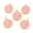 Pink, variant on 10pcs Gold Plated Flower Daisy Enamel Charm Pendants Mixed Color 22.5x19.5x2mm-Random Mixed