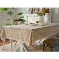 GZhLonKiMa Cotton Linen Crochet Tablecloth Patchwork Hollow Handmade