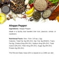 thumbnail image 6 of Premium Aleppo Pepper by SPICE + LEAF - Vegan Kosher Preservative Free Red Middle Eastern Mild Pepper Flakes, 3.5 oz, 6 of 8