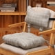thumbnail image 3 of Cómodas Suaves Antideslizantes Del Cojín de Base Del de Los PP de para El Patio Del Dormitorio gris Baoblaze Cojín de asiento de respaldo, 3 of 8
