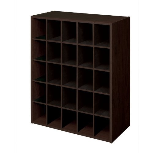 ClosetMaid 32 in. H X 24 in. W X 12 in. D Espresso Wood Look 25Cube