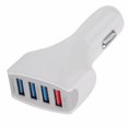 thumbnail image 1 of homeholiday 4 USB Ports Cellphone Tablet Smart Fast Car Charger Phone MP4 Camera Quick Charging Adaptor, 1 of 6