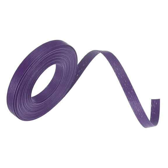 Paper Weaving Cane, 10.9 Yards x 0.47 Inch/10m x 12mm Paper Rattan Weaving Cane for DIY Crafts Making [Purple]