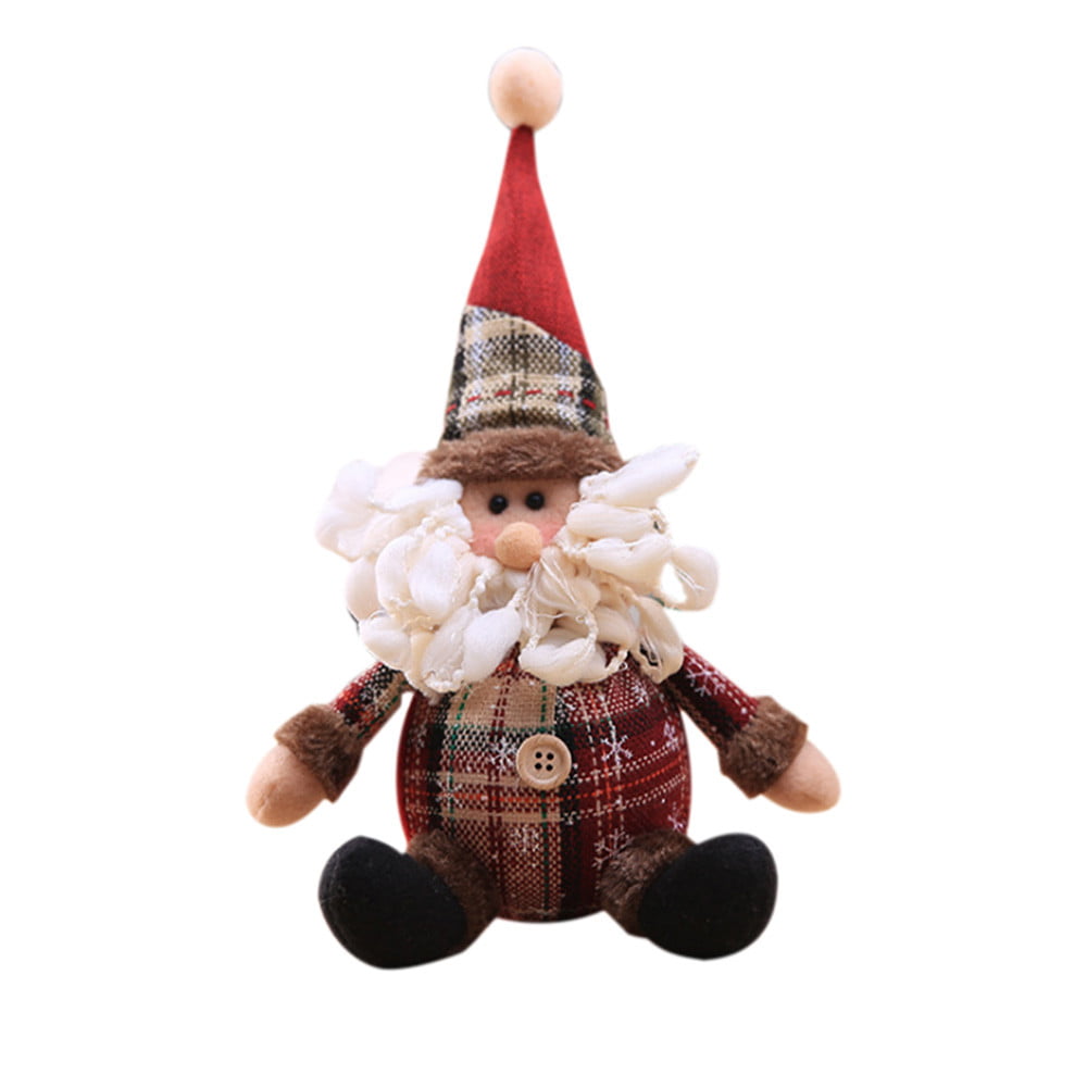 Christmas Gift Santa Claus Snowman Ornament Doll Festival Party Xmas Table Decor