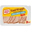 Oscar Mayer Deli Fresh Black Forest Uncured Ham Sliced Lunch Meat, 9 oz. Tray