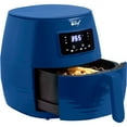thumbnail image 1 of Open Box Deco Chef 5.8QT (19.3 Cup) Digital Electric Air Fryer with Accessories and Cookbook- Air Frying, Roasting, Baking, Crisping, and Reheating for Healthier and Faster Cooking (Blue), 1 of 11